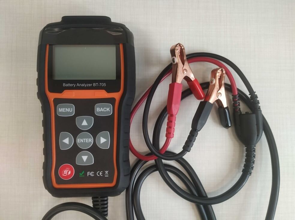 Analisador de bateria digital.