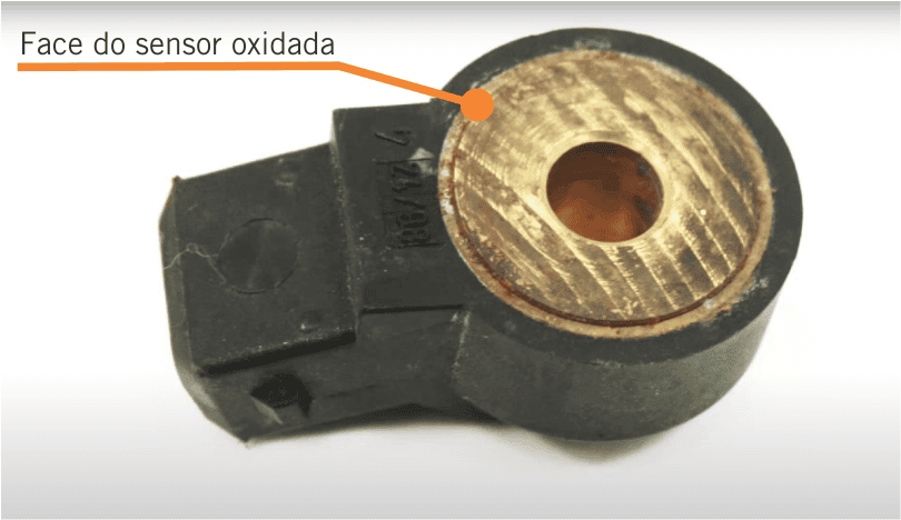 Sensor de Detonação - exemplo de oxidação;
