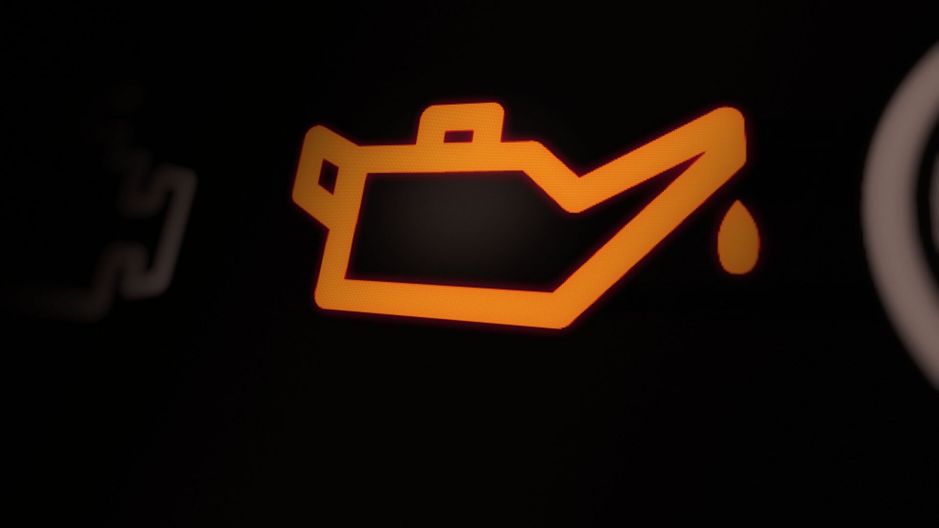luz do óleo do motor