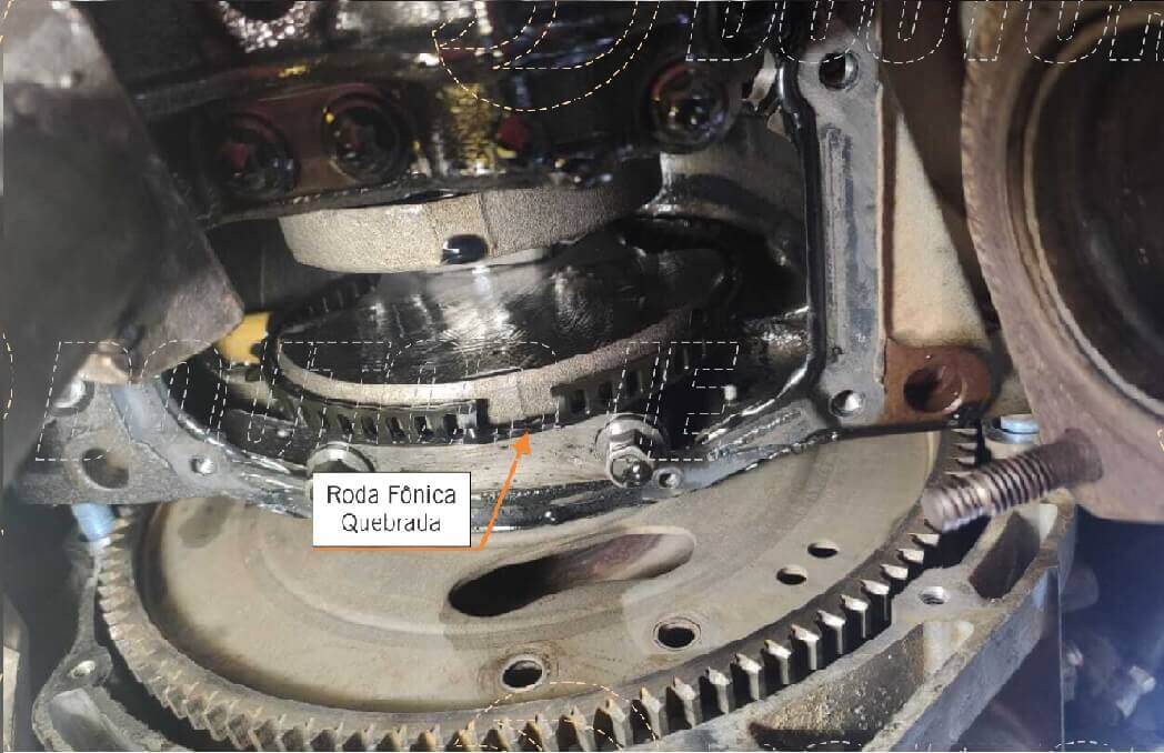roda fônica do fiat toro quebrada