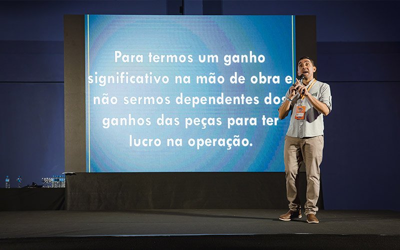 Pedro Luiz Scopino apresenta sua palestra sobre a importância da entrega técnica no Circuito de Palestras Doutor-IE 2022
